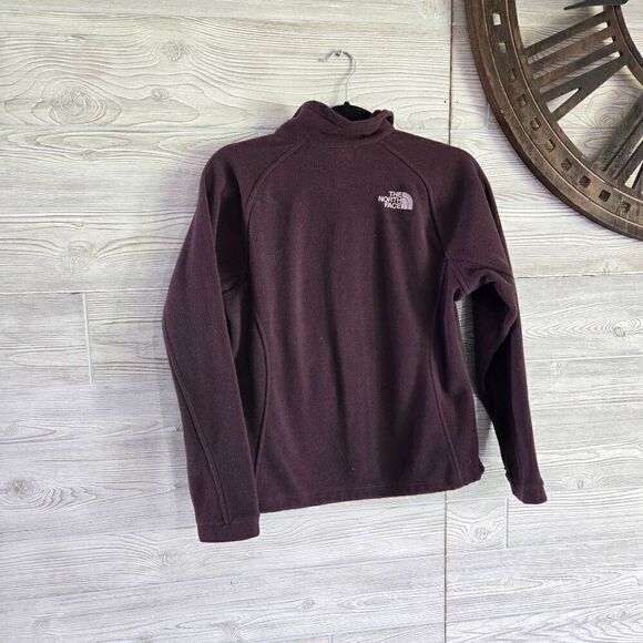 The North Face Brown Full Zip Up Womens SZ S Fleece - Picture 3 of 6